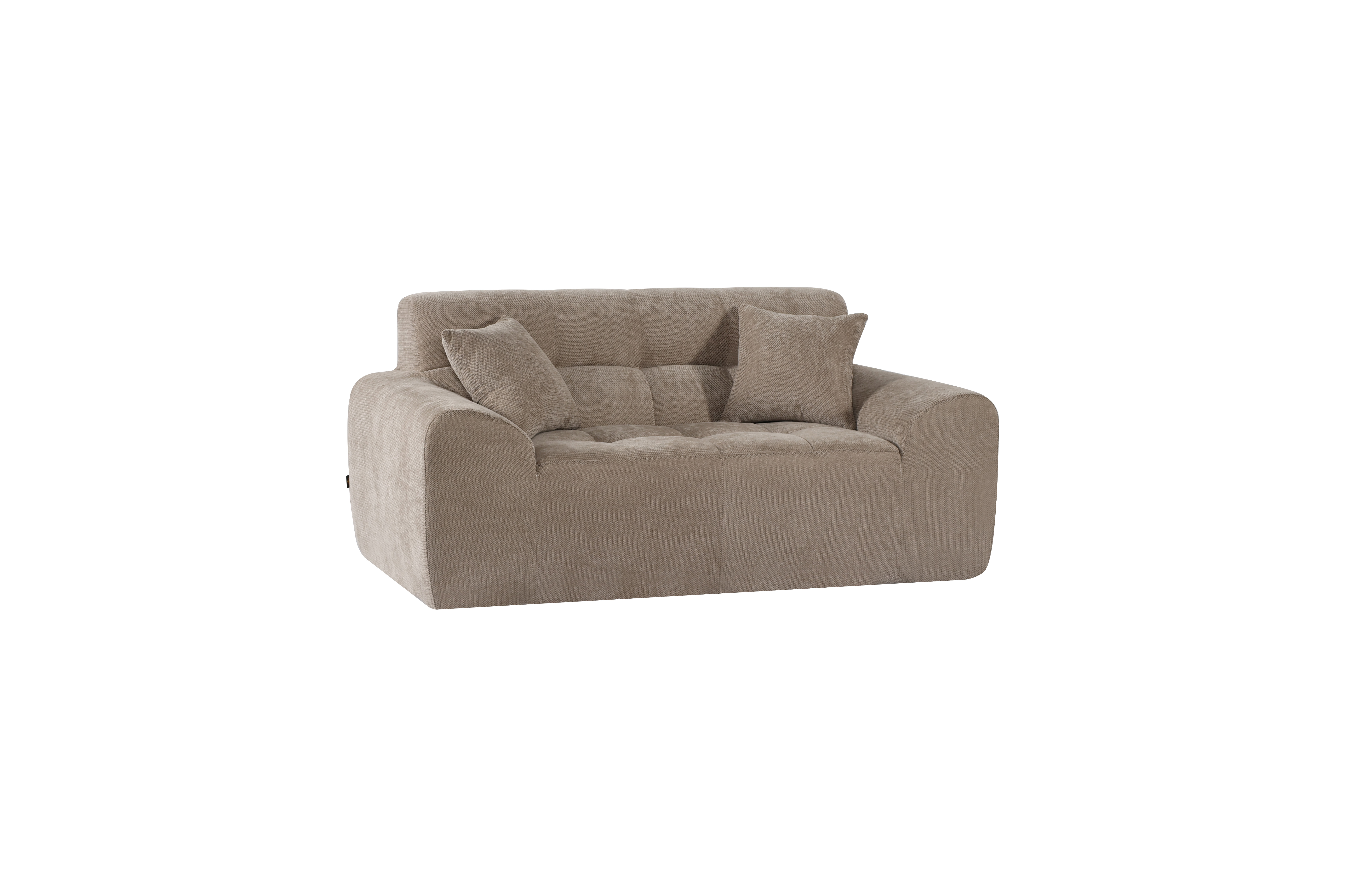 IMPERIAL EMPRESS -- BROWN CLR -- 2 SEATER POCKET SPRINGG FOAM SOFA